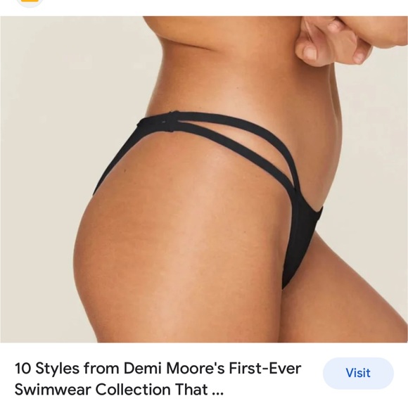 NWT Andie Skin x Demi Moore the Cannes bottom Black small - Picture 5 of 7